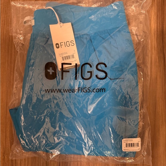 NWT: Figs Extreme Blue Zamora Joggers Scrub Set •Small-Petite• - Picture 2 of 3